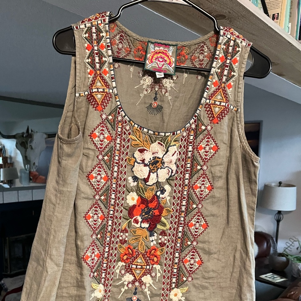 Johnny Was Linen Dress
